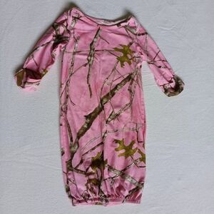 Bass Pro Shops Pink Camo Baby Sleep Sack With Fingernail Cover Option Sz 3-6M